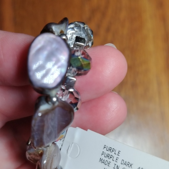 Charming Charlie Bracelet with 3 Strands of Contrasting Beads BRAND NEW - Picture 10 of 10